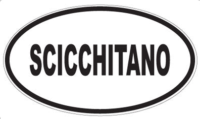 SCICCHITANO - Oval Magnet