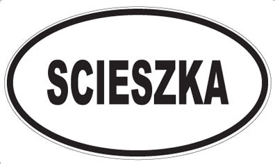 SCIESZKA - Oval Magnet