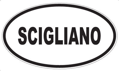 SCIGLIANO - Oval Magnet