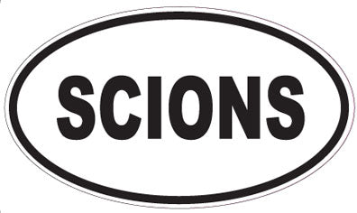 SCIONS - Oval Sticker
