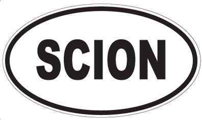 SCION - Oval Magnet