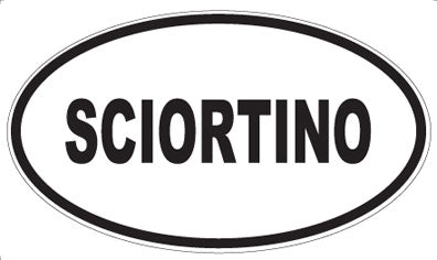 SCIORTINO - Oval Magnet