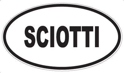 SCIOTTI - Oval Magnet