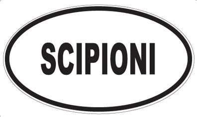 SCIPIONI - Oval Sticker