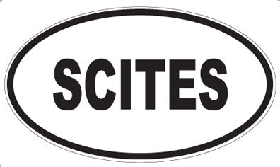 SCITES - Oval Magnet