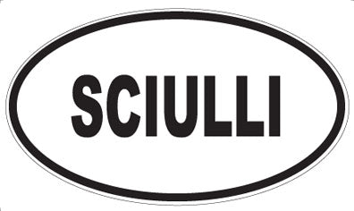 SCIULLI - Oval Magnet