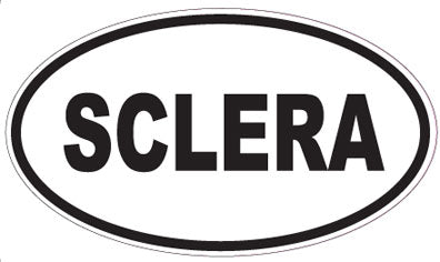 SCLERA - Oval Sticker