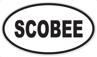SCOBEE - Oval Magnet