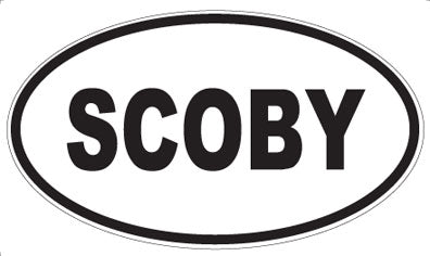 SCOBY - Oval Magnet