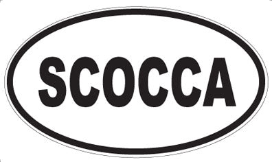 SCOCCA - Oval Magnet