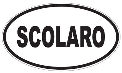 SCOLARO - Oval Magnet