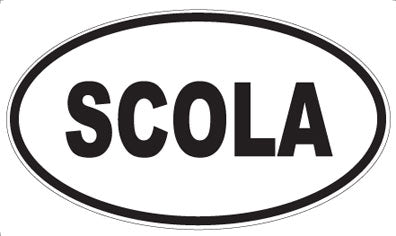 SCOLA - Oval Magnet
