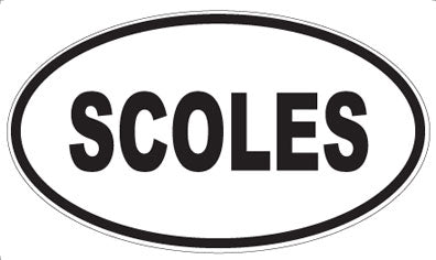 SCOLES - Oval Magnet