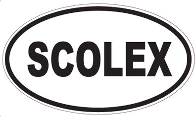 SCOLEX - Oval Sticker