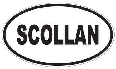 SCOLLAN - Oval Magnet