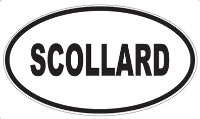 SCOLLARD - Oval Magnet
