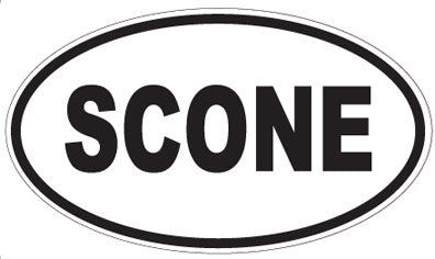 SCONE - Oval Magnet
