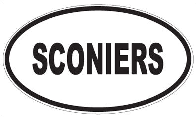 SCONIERS - Oval Sticker