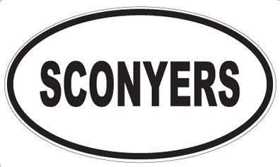 SCONYERS - Oval Magnet
