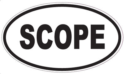 SCOPE - Oval Magnet