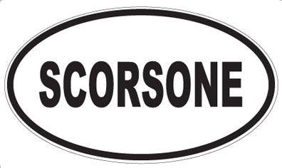 SCORSONE - Oval Sticker