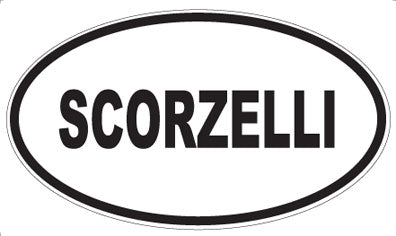 SCORZELLI - Oval Sticker