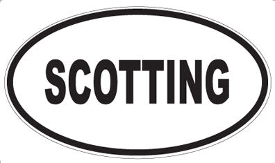 SCOTTING - Oval Magnet