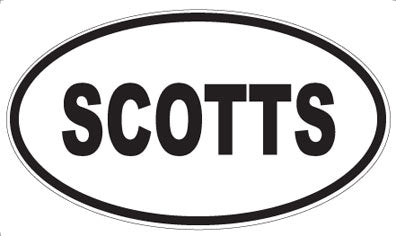 SCOTTS - Oval Magnet
