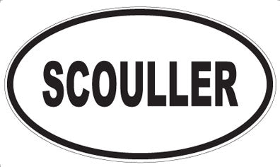 SCOULLER - Oval Sticker