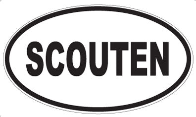 SCOUTEN - Oval Sticker