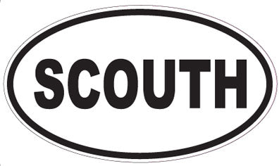 SCOUTH - Oval Sticker