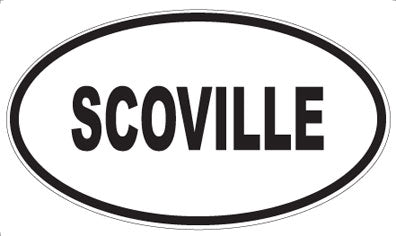 SCOVILLE - Oval Magnet