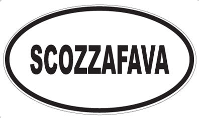 SCOZZAFAVA - Oval Magnet