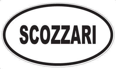 SCOZZARI - Oval Magnet
