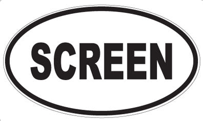 SCREEN - Oval Magnet