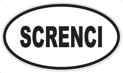 SCRENCI - Oval Magnet