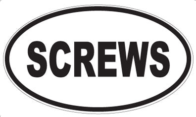 SCREWS - Oval Magnet