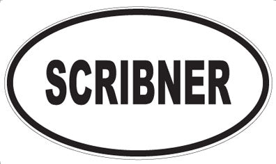 SCRIBNER - Oval Magnet