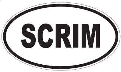 SCRIM - Oval Magnet