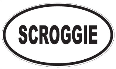 SCROGGIE - Oval Magnet