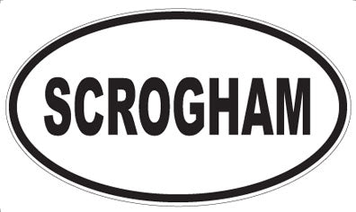 SCROGHAM - Oval Magnet