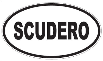 SCUDERO - Oval Magnet