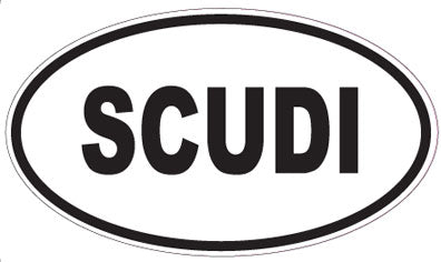 SCUDI - Oval Magnet