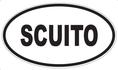 SCUITO - Oval Magnet