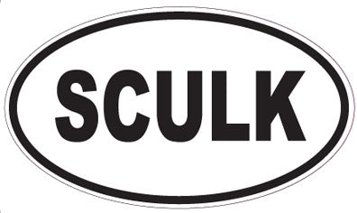 SCULK - Oval Magnet