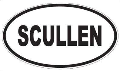 SCULLEN - Oval Sticker