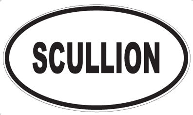 SCULLION - Oval Magnet