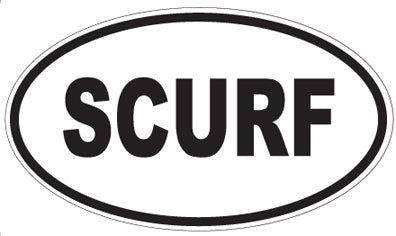 SCURF - Oval Magnet