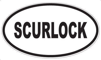 SCURLOCK - Oval Magnet