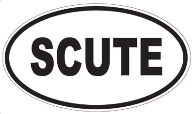 SCUTE - Oval Magnet